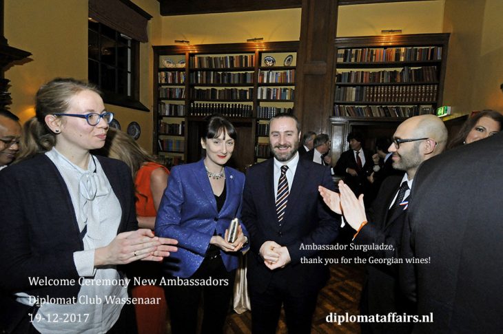 Dutch Society Welcomes New Ambassadors At Diplomat Club Wassenaar